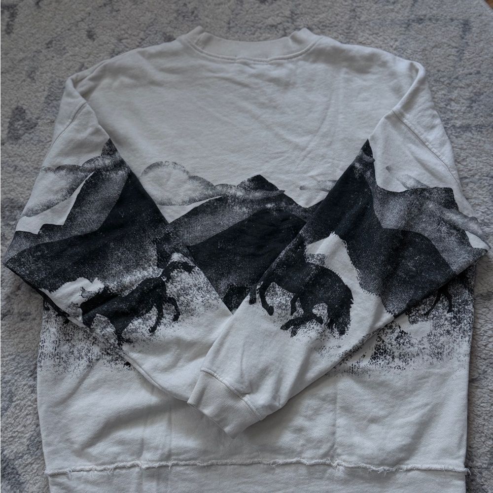 Sold Out Free People Ragabond The Range Crewneck Sweatshirt - Picture 3 of 8